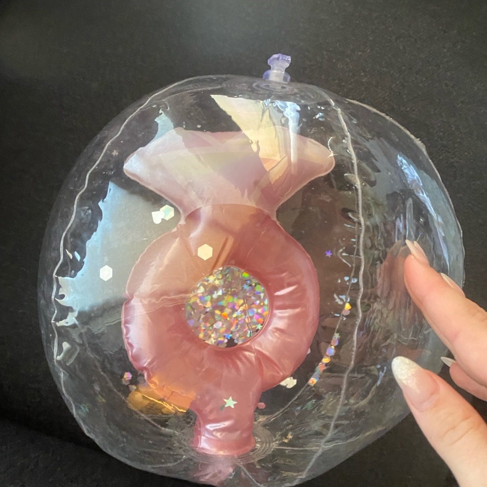 Pink Ring Inflatable Party Balloon